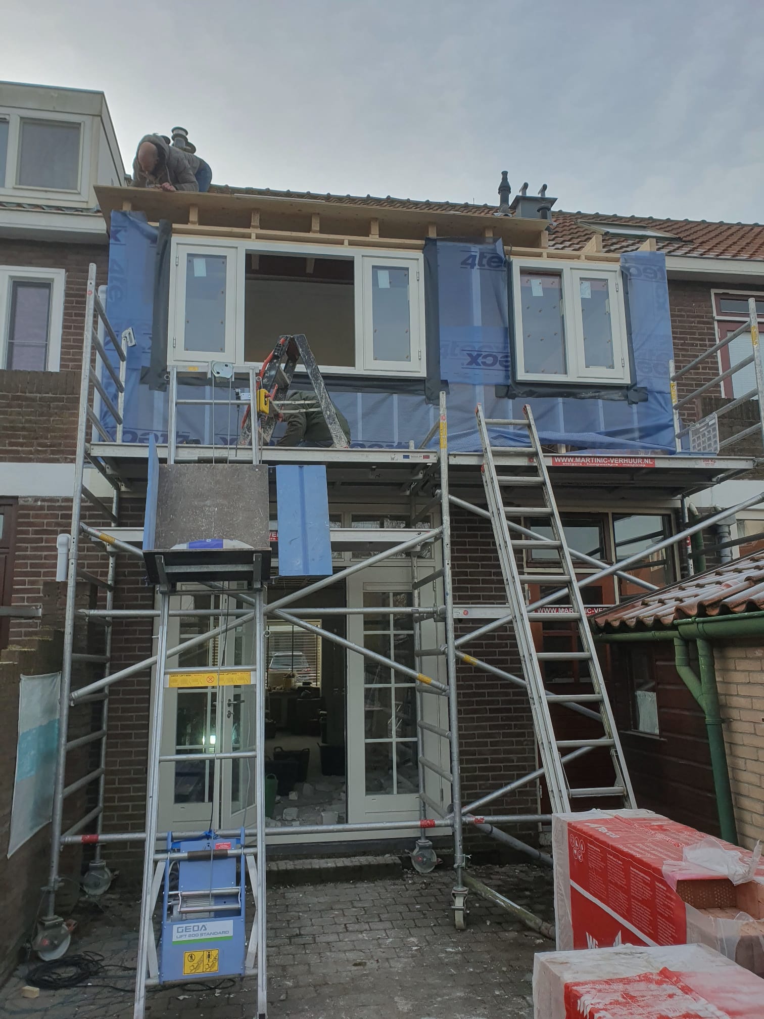 Dakopbouw Vlaardingen foto 2